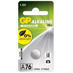 Billede af GP Alkaline 1,5V A76 LR44 V13GA Knapcelle Batteri