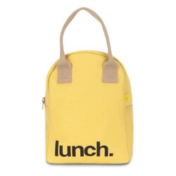 Fluf Zipper Lunch Bag - Yellow