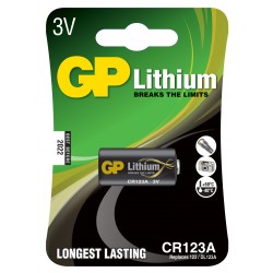 GP Lithium 3V CR123A Batteri